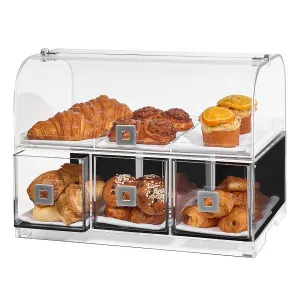 Диспенсер Bakery Bd128 акрил для выпечки, 2 уровня, 48,5Х32,3см H38,1см – купить по цене завода
