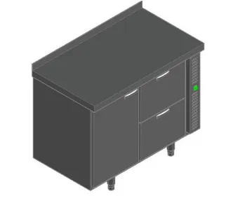 Стол с охлаждающим шкафом Hicold Sn 12/Tn P без агрегата – купить по цене завода