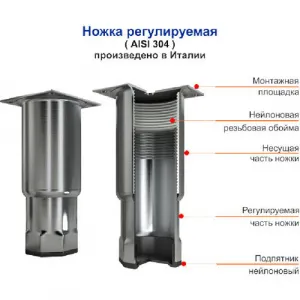 Стол с охлаждающим шкафом Hicold Gne222/Tn камень – купить по цене завода