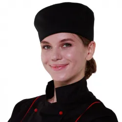 Купить шапочка повара таблетка чёрная [00400] в Санкт-Петербурге – цена завода, доставка до двери | RuOborudovanie.ru