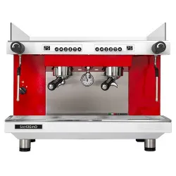 Кофемашина Sanremo Zoe Competition Tall 2 гр. 220В автомат бело-красная – купить в RuOborudovanie.ru с доставкой до двери Купить кофемашина sanremo zoe competition tall 2 гр. 220в автомат бело-красная – цена от завода, доставка до двери | RuOborudovanie.ru