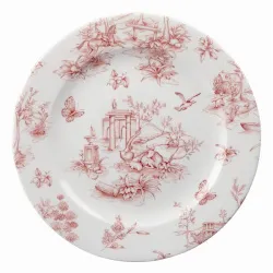 Тарелка мелкая 21СМ Vintage Prints, цвет Cranberry Toile Tocvp81 – купить в RuOborudovanie.ru с доставкой до двери Купить тарелка мелкая 21см vintage prints, цвет cranberry toile tocvp81 – цена от завода, доставка до двери | RuOborudovanie.ru