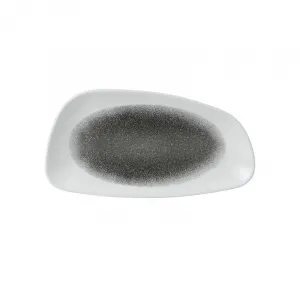 Блюдо сервировочное Chefs Geo 30Х15,5СМ, без борта, цвет Raku Quartz Black, Studio Prints Rkbqge301 – купить по цене завода