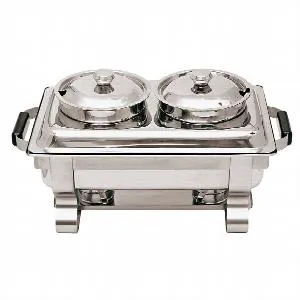 Чафинг-диш Paderno 41694A02 для супа с двумя емкостями – купить в Санкт-Петербурге по цене завода