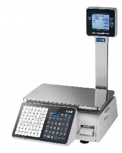 Весы торговые Cas CL3000J-30P (TCP-IP) с печатью этикеток (80мм) со стойкой – купить в Санкт-Петербурге по цене завода