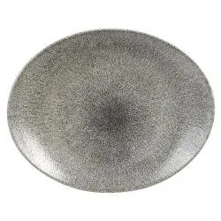 Блюдо овальное 31,7Х25,5СМ, без борта, цвет Raku Quartz Black, Studio Prints Rkbqop121 – купить в RuOborudovanie.ru с доставкой до двери Купить блюдо овальное 31,7х25,5см, без борта, цвет raku quartz black, studio prints rkbqop121 – цена от завода, доставка до двери | RuOborudovanie.ru