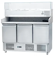 Стол для пиццы Koreco S903PZ (+5/+10) гранит.столеш., 3дв, GN1/1 – купить в Санкт-Петербурге с доставкой Купить стол для пиццы koreco s903pz (+5/+10) гранит.столеш., 3дв, gn1/1 в Санкт-Петербурге – цена завода, доставка до двери | RuOborudovanie.ru