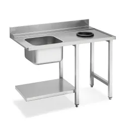 Стол для ПММ Smeg WT512 для купольных ПММ с мойкой и отверстием для слива соединение справа – купить в Санкт-Петербурге с доставкой Купить стол для пмм smeg wt512 для купольных пмм с мойкой и отверстием для слива соединение справа в Санкт-Петербурге – цена завода, доставка до двери | RuOborudovanie.ru