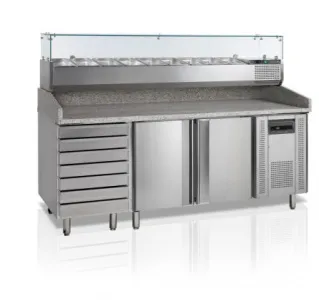 Стол для пиццы Tefcold Pt1365 + Vk33-140 – купить в Санкт-Петербурге по цене завода
