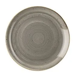 Купить тарелка мелкая 26см, без борта, stonecast, цвет peppercorn grey spgsev101 – цена от завода, доставка до двери | RuOborudovanie.ru