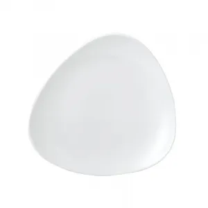 Тарелка мелкая треугольная 26,5СМ, без борта, Vellum, цвет White полуматовый Whvmtr101 – купить по цене завода