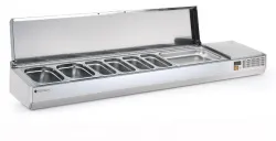 Витрина холодильная для ингредиентов 10хGN1/4 -150 мм Coreco EI225T – купить в RuOborudovanie.ru с доставкой до двери Купить витрина холодильная для ингредиентов 10хgn1/4 -150 мм coreco ei225t – цена от завода, доставка до двери | RuOborudovanie.ru