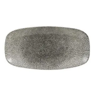 Блюдо прямоугольное Chefs 35,5Х18,9СМ, без борта, цвет Raku Quartz Black, Studio Prints Rkbqxo141 – купить по цене завода