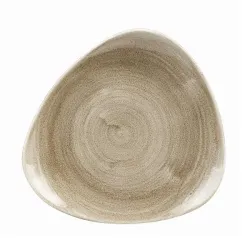 Тарелка мелкая треугольная 22,9СМ, без борта, Stonecast Patina, цвет Antique Taupe Paattr91 – купить в RuOborudovanie.ru с доставкой до двери Купить тарелка мелкая треугольная 22,9см, без борта, stonecast patina, цвет antique taupe paattr91 – цена от завода, доставка до двери | RuOborudovanie.ru