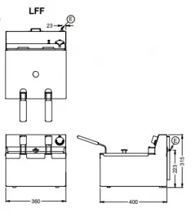 Фритюрница Lincat LFF 1 ванна 5л электрическая – купить в Санкт-Петербурге по цене завода
