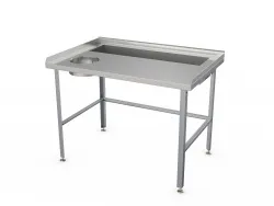 Купить стол пристенный овощной со-с-1-1200.800-02 (со-1/1200/800) в Санкт-Петербурге – цена завода, доставка до двери | RuOborudovanie.ru