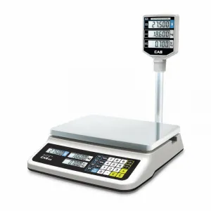 Весы торговые Cas PR-15P (LCD, II) (15кг, 2/5г) электронные – купить в Санкт-Петербурге по цене завода