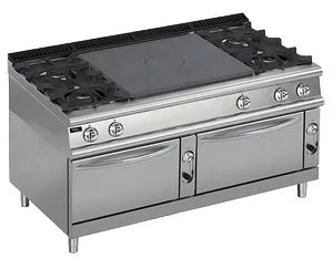 Плита газовая Apach Chef Line Lrstg169R4Fe со сплошной поверхностью 900 серии – купить по цене завода
