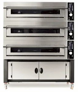 Печь для пиццы Oem-ali 435/3 электрическая серии SuperTop 3-камерная с подом 73х75см – купить в Санкт-Петербурге по цене завода