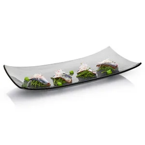 Набор емкостей для закусок Serveware 47Х23СМ, 3шт., Стекло, цвет дымчатый Gls019 – купить в Санкт-Петербурге по цене завода