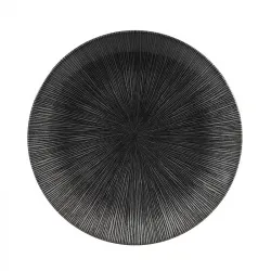 Тарелка мелкая 26СМ, без борта, цвет Agano Black, Studio Prints Agblev101 – купить в RuOborudovanie.ru с доставкой до двери Купить тарелка мелкая 26см, без борта, цвет agano black, studio prints agblev101 – цена от завода, доставка до двери | RuOborudovanie.ru