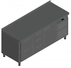Купить стол с охлаждающим шкафом hicold gn231/tn o – цена от завода, доставка до двери | RuOborudovanie.ru