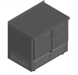 Стол с охлаждающим шкафом Hicold Gne21/Tn – купить по цене завода