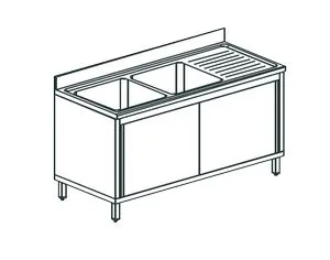 Ванна моечная Apach Chef Line L2S166-54Rwsd – купить по цене завода