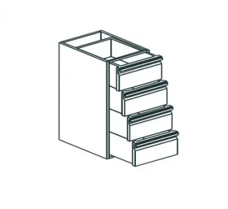 Комплект ящиков для столов производственных Apach Chef Line L4Dr46 – купить по цене завода