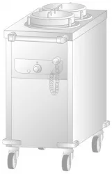 Купить диспенсер для тарелок kocateq dm94324 e нейтральный передвижной с 2гн.*50 шт. 250-320мм в Санкт-Петербурге – цена завода, доставка до двери | RuOborudovanie.ru