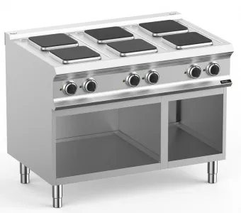 Плита электрическая 6 конфорочная 700 серии Apach Chef Line Glre117Osp – купить по цене завода