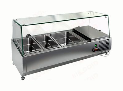 Витрина для ингридиентов Hicold VRTG 1390 [284241] настольная со стеклом 