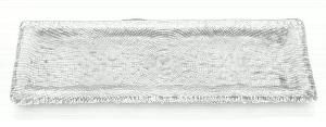 Поднос прямоугольный Diamante прозрачный 43Х13 6901.1