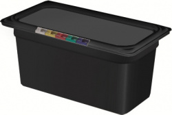 Купить гастроемкость из полипропилена без крышки gn 1/3 325х176х150 мм черная [422101213] – цена от завода, доставка до двери | RuOborudovanie.ru