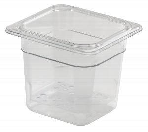 Гастроемкость Cambro 1/6-15 с перфорированной вставкой 65Clrcw 135