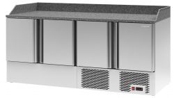 Стол для пиццы c 4 дверьми для формата GN1/1 Polair TMi4GNpizza-G – купить в RuOborudovanie.ru с доставкой до двери Купить стол для пиццы c 4 дверьми для формата gn1/1 polair tmi4gnpizza-g – цена от завода, доставка до двери | RuOborudovanie.ru