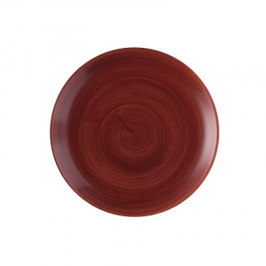 Тарелка мелкая 16,5СМ, без борта, Stonecast Patina, цвет Rust Red Pareevp61
