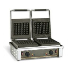 Вафельница Roller Grill GED40 бельгийские 2зоны (2шт.250х250х4мм - чугун)