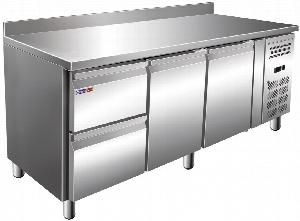 Стол морозильный Cooleq Gn3220Bt бортик 2 ящика+2 двери