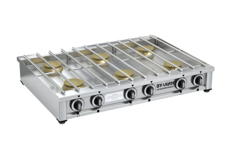 Плита газовая Вулкан-Heidebrenner Прг-Iiа-6M Slim арт.82141