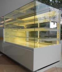 Витрина кондитерская Es system k Carina 04 0,6 б/бок,б/фронт.Панели,внут. Ral9003