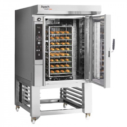 Печь Apach C46Cs Empta миниротационная газовая с подставкой с направляющими – купить в RuOborudovanie.ru с доставкой до двери Купить печь apach c46cs empta миниротационная газовая с подставкой с направляющими – цена от завода, доставка до двери | RuOborudovanie.ru