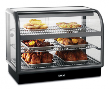 Витрина тепловая Lincat C6H 100B настольная, 3 полки, раздвижные дверцы Lincat C6H 100B