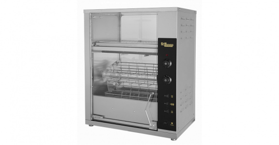 Гриль для кур Grill Master карусельный ф3кмэ(в) с витриной 21200