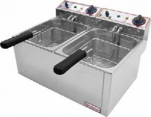Фритюрница Beckers FR 6+6 LT на 12л, 6кВт, настольная