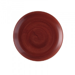 Тарелка мелкая 26СМ, без борта, Stonecast Patina, цвет Rust Red Pareev101