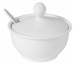 Купить соусник cameo imperial white с крышкой с ложкой h9cm d7,7см 120мл 210-35 – цена от завода, доставка до двери | RuOborudovanie.ru