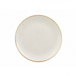 Купить тарелка мелкая 21,7см, без борта, stonecast, цвет barley white swhsevp81 – цена от завода, доставка до двери | RuOborudovanie.ru