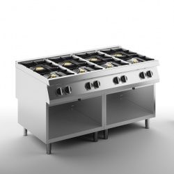 Купить плита газовая 8 конфорочная 900 серии apach chef line slrrg169cs – цена от завода, доставка до двери | RuOborudovanie.ru