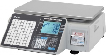 Весы торговые Cas CL3000J-06B (TCP-IP) с печатью этикеток (80мм) без стойки – купить по цене завода